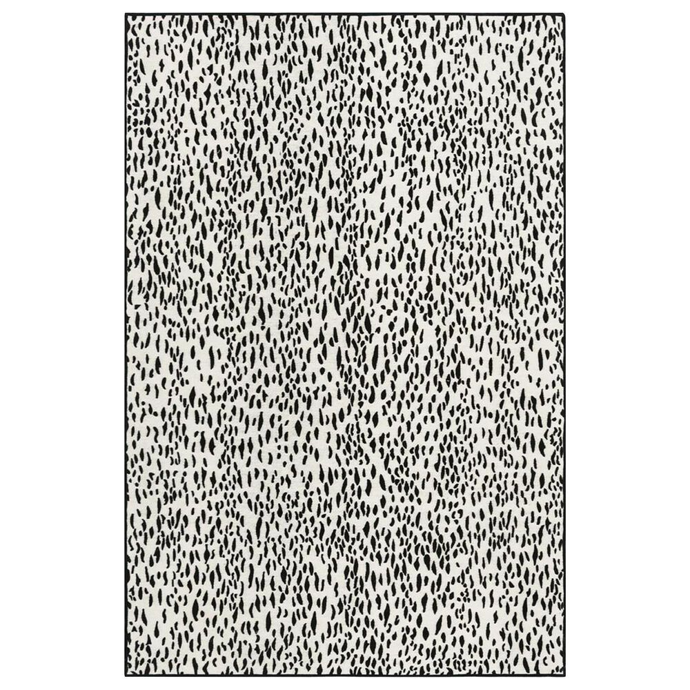 Safavieh Marbella 4" x 6" Black and Ivory Area Rug, , large