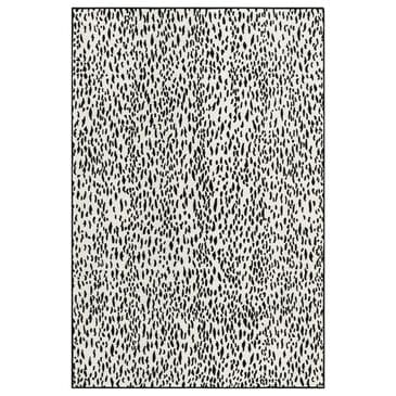 Safavieh Marbella 4" x 6" Black and Ivory Area Rug, , large