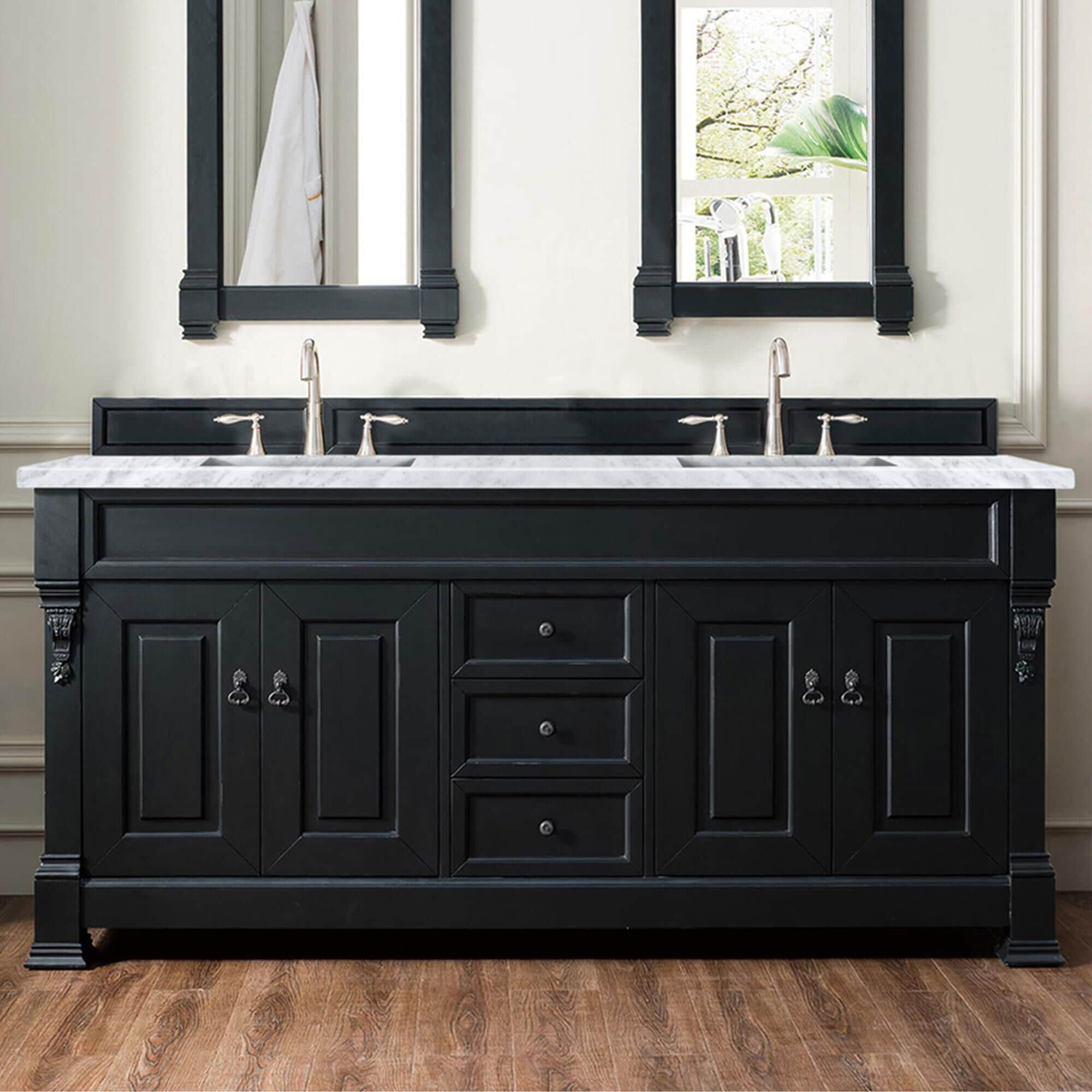 brookfield 72 double bathroom vanity