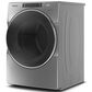 Whirlpool 7.4 Cu. Ft. Electric Dryer with Steam in Chrome Shadow, , large
