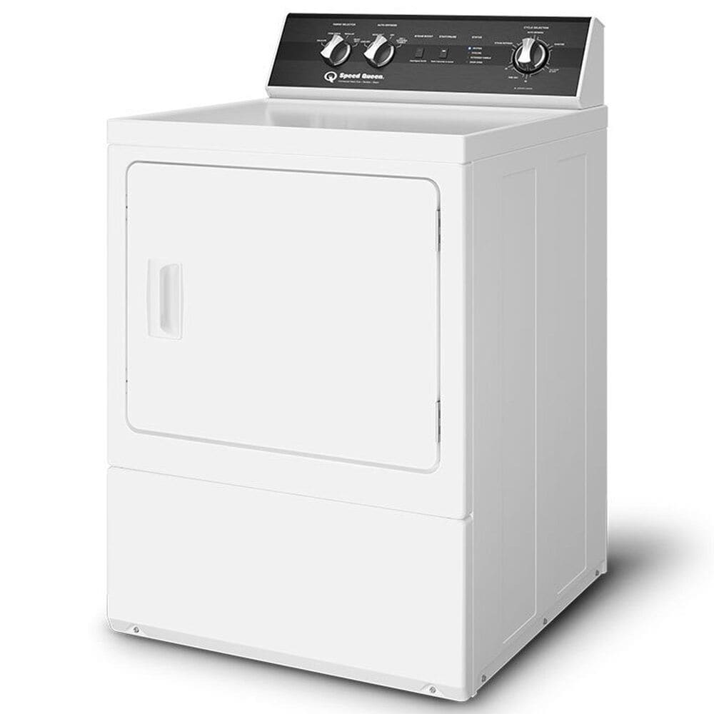Speed Queen 7.0 Cu. Ft. Front Load Gas Dryer with Steam in White, , large