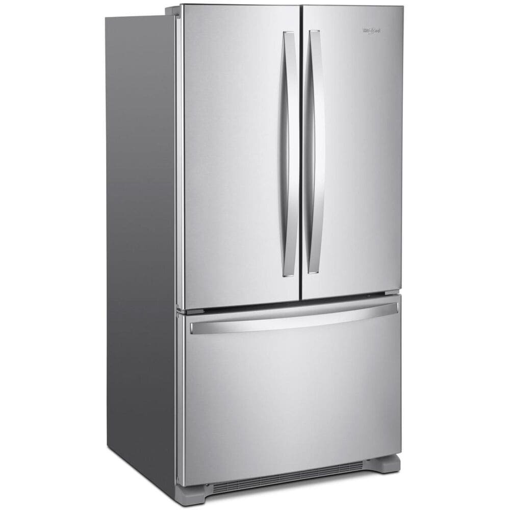 Whirlpool 25 Cu. Ft. 36&quot; Wide French Door Refrigerator with Interior Water Dispenser in Stainless Steel, , large