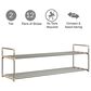 Timberlake 2-Tier Shoe Rack in Gray and White (Set of 2), , large