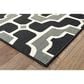 Oriental Weavers Marina 1491Z 1"9" x 3"9" Black and Grey Scatter Rug, , large