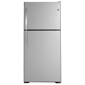 GE Appliances 19.2 Cu. Ft. GTS19KYNRFS Top Freezer Refrigerator in Stainless Steel, , large