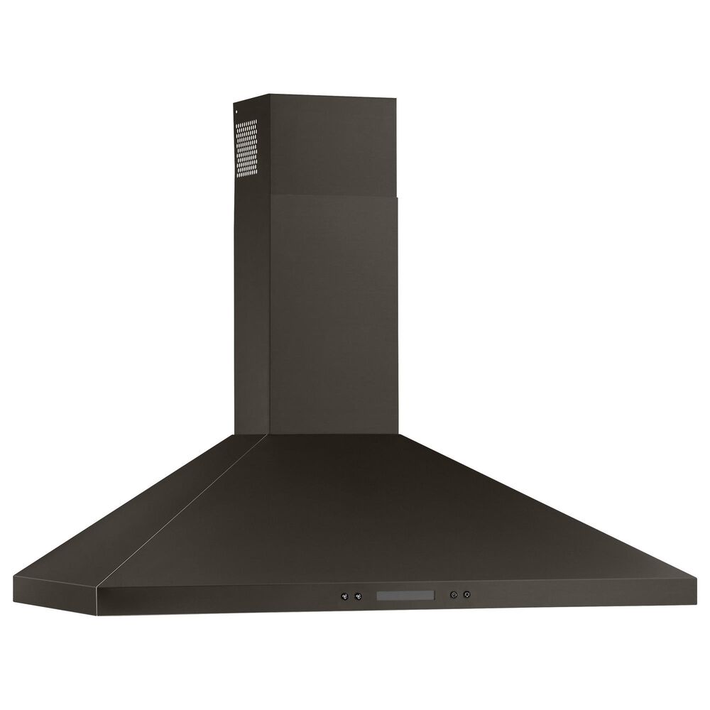 Whirlpool 36&quot; Chimney Wall Mount Range Hood in Fingerprint Black Stainless Steel, , large