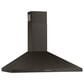 Whirlpool 36" Chimney Wall Mount Range Hood in Fingerprint Black Stainless Steel, , large