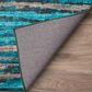 Dalyn Rug Company Brisbane Striped 1"8" x 2"6" Teal Area Rug, , large