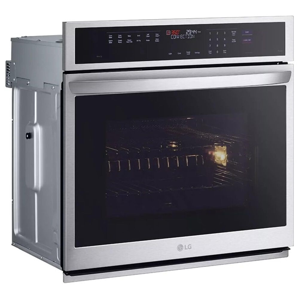 LG 2-Piece Kitchen Package with 4.7 Cu. Ft. Wall Oven and 30&quot; Gas Cooktop in Print Proof Stainless Steel, , large