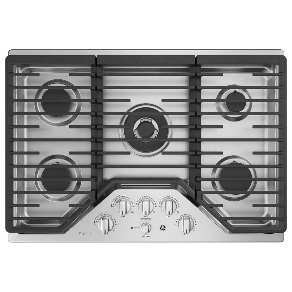 GE Profile 2-Piece Kitchen Package with 30&quot; Built-In Single Wall Oven and Gas Cooktop in Stainless Steel, , large