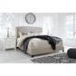 Signature Design by Ashley Jerary Queen Upholstered Bed in Light Gray, , large