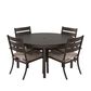 Gathercraft Surfside 54" Round Dining Table in Chocolate, , large