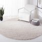 Safavieh August Shag AUG900D 4" Round Beige Area Rug, , large