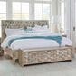 Home Trends & Design Ibiza King Platform Bed in Vintage Teal, , large