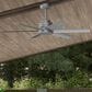 Hunter Kennicott 52" Outdoor Ceiling Fan in Matte Silver, , large
