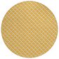 Dalyn Rug Company York 8" Round Gold Indoor/Outdoor Area Rug, , large