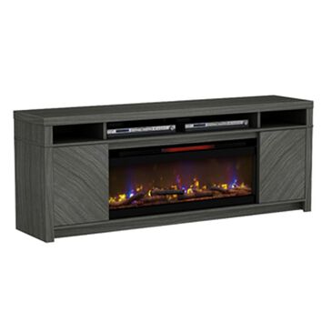 Fabio Flames Morado 75" TV Stand with Fireplace Insert in Fillmore Oak, , large