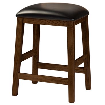 Fleming Furniture Co. 24" Backless Fabric Stool in Cool Carmel Brown, , large