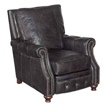 Hooker Furniture Manual Recliner Chair in Old Saddle Black, , large