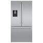 bosch 2-Piece Kitchen Package with 21.6 Cu. Ft. 3-Door French Door Refrigerator and Pocket Handle Dishwasher in Stainless Steel, , large