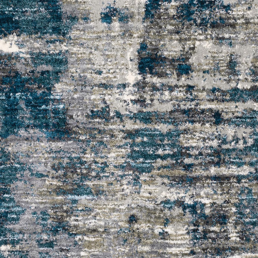 Oriental Weavers Aspen Shag Distressed 2061L 7&#39;10&quot; x 10&#39;10&quot; Gray Area Rug, , large