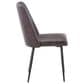 Waltham Maddox Side Chair with Dark Brown Cushion, , large