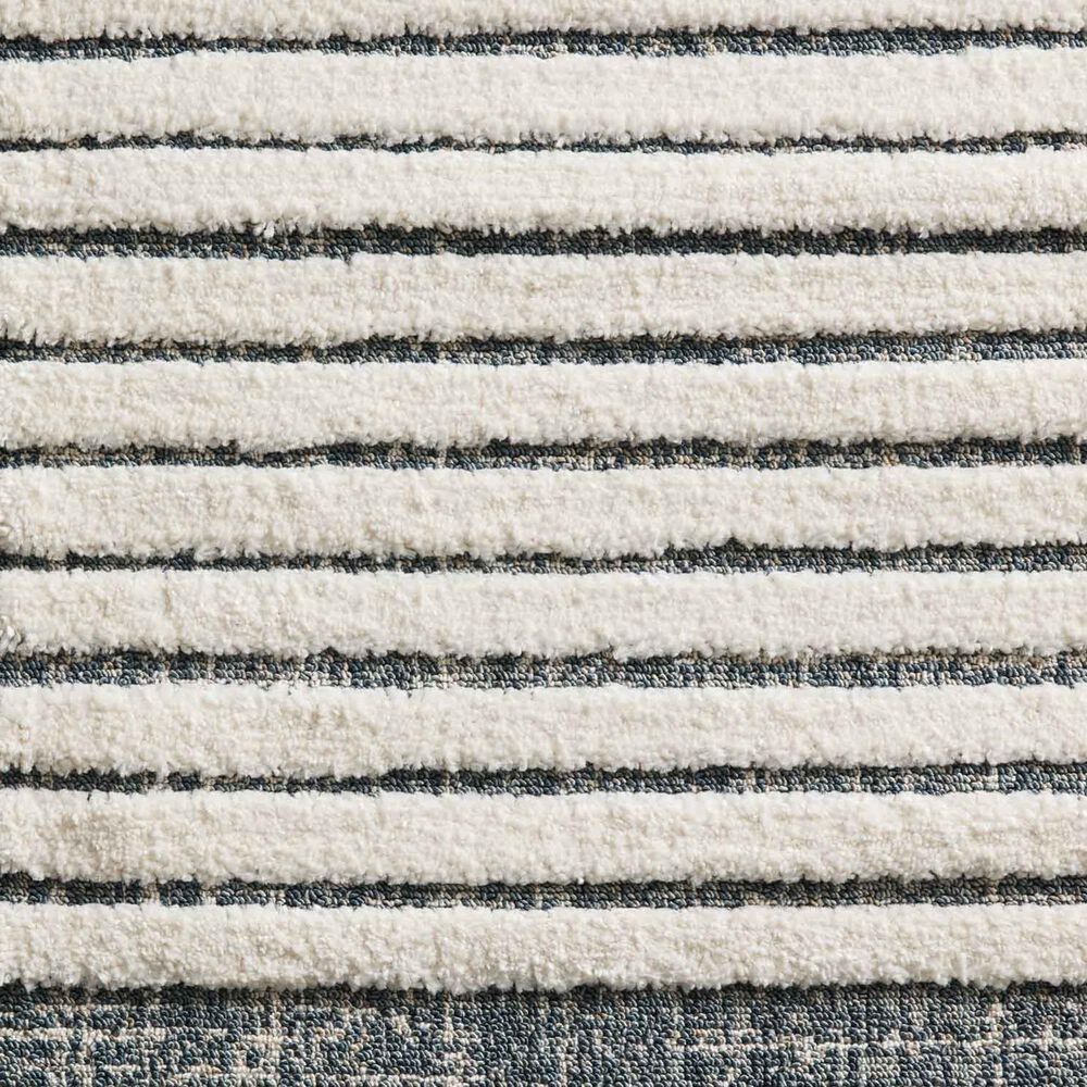 Loloi II Hagen 2&#39;7&quot; x 4&#39; White and Ocean Area Rug, , large