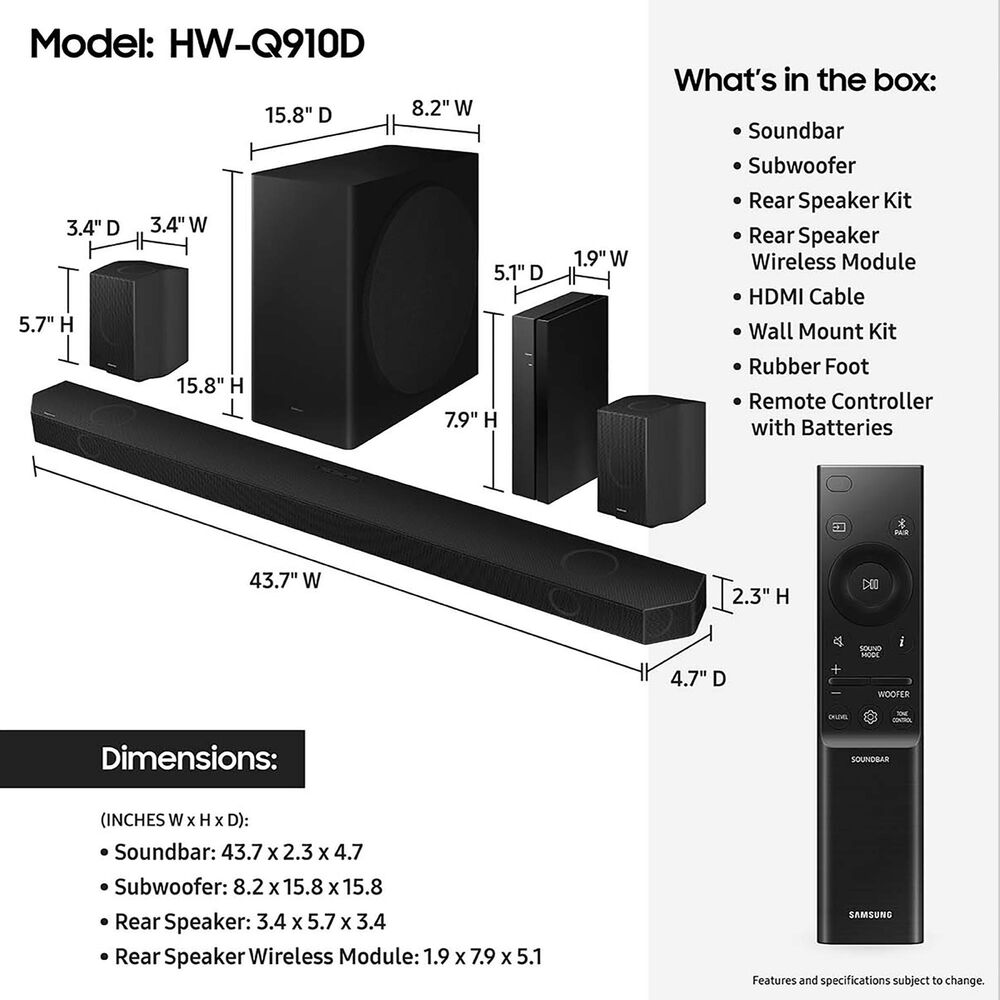 Samsung 75&quot; 4K Terrace w/Soundbar Sys, , large