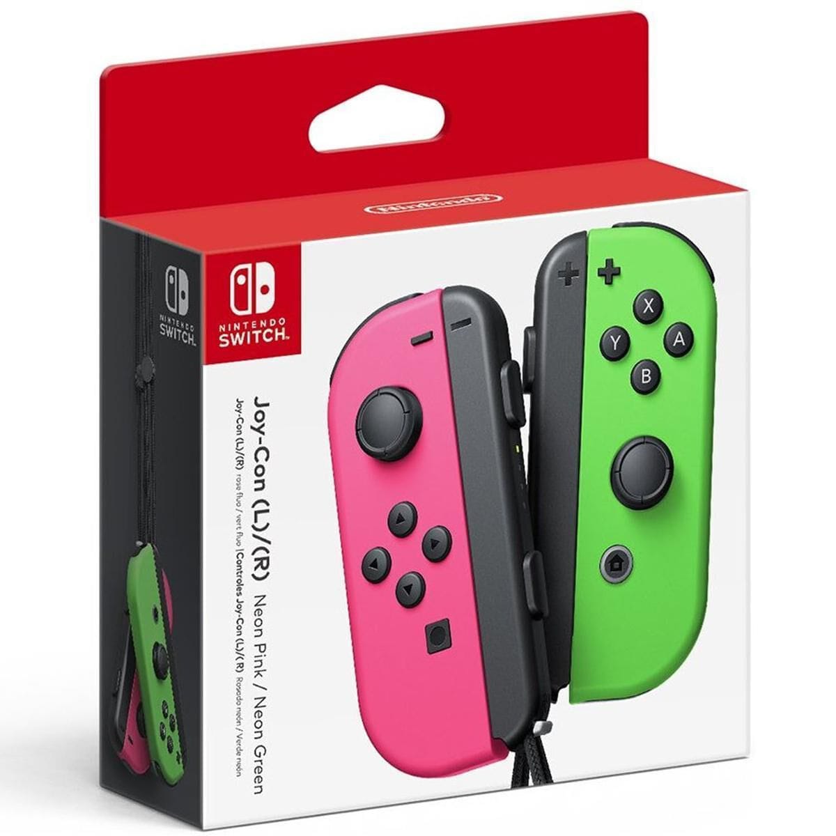 Nintendo Joy-Con Neon Pink (Left) and Neon Green (Right) - Nintendo Switch  | NFM