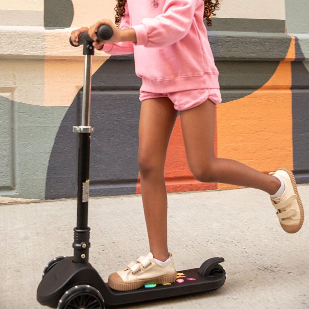 Jetson Amber Light-Up Kick Scooter in Black, , large