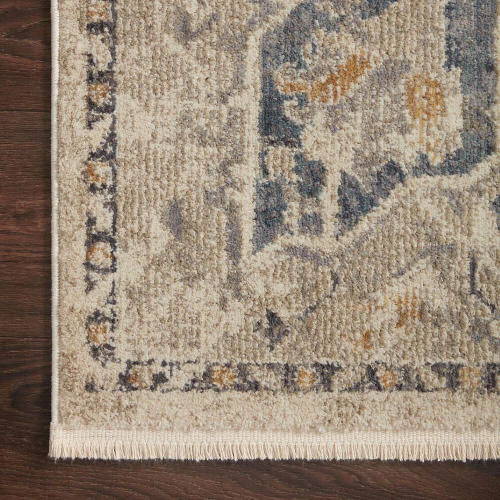 Magnolia Home Janey JAY-01 2&#39;7&quot; x 4&#39; Natural and Indigo Area Rug, , large