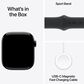 Apple Watch Series 10 GPS 42mm Jet Black Aluminum Case with Black Sport Band - M/L (Pre-Order), , large