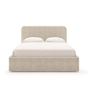 37B Queen Upholstered Bed in Ricotta Boucle, , large