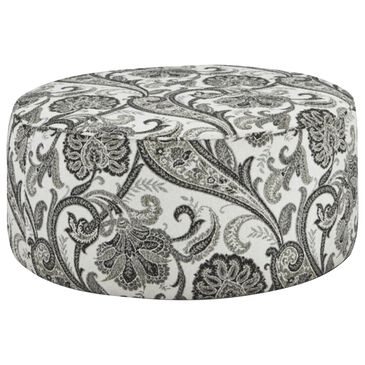 Fusion Round Cocktail Ottoman in Abby Road, , large