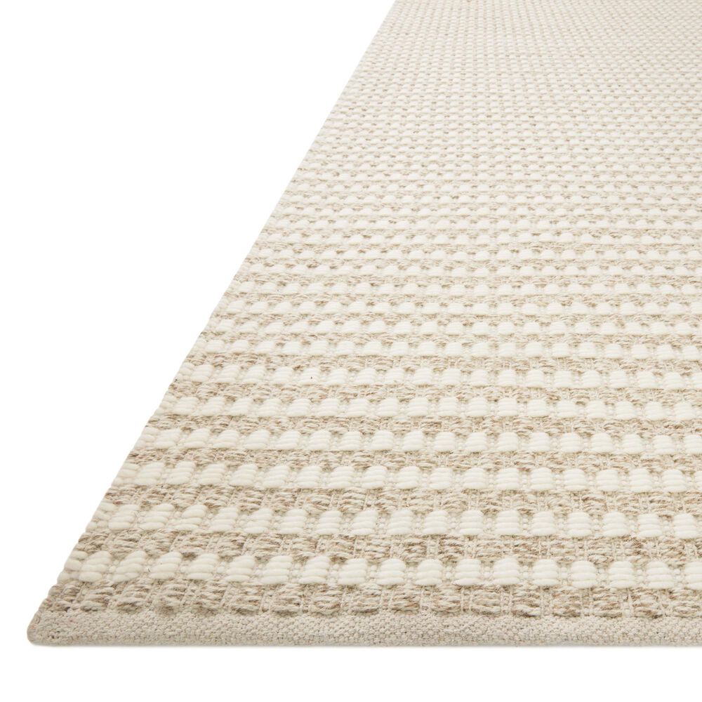 Loloi Ojai 2&#39;3&quot; x 3&#39;9&quot; Ivory and Natural Area Rug, , large