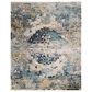 Safavieh Madison MAD158F 9" x 12" Light Grey and Blue Area Rug, , large