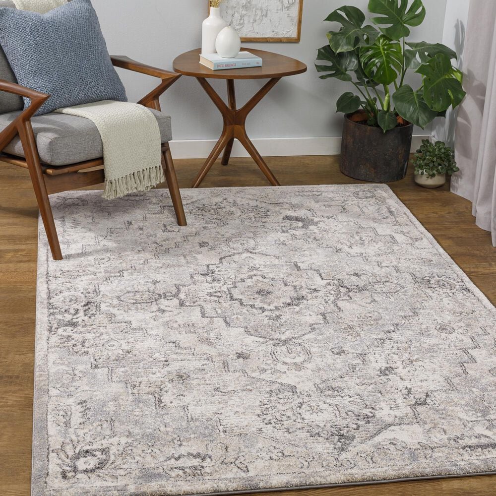 Surya Tuscany 9&#39; x 12&#39;1&quot; Camel and Gray Area Rug, , large