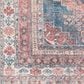 Surya Colin 2"7" x 10" Blue, Dusty Coral, Brick Red, Dark Brown and Cream Runner, , large