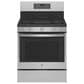 GE Profile 3-Piece Kitchen Package with 5.6 Cu. Ft. Smart Free-Standing Gas Range, Microwave Oven and Dishwasher in Stainless Steel, , large