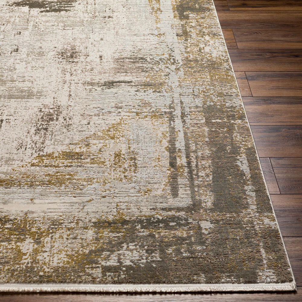 Surya Solar 10&#39; x 14&#39; Ivory, Wheat, Tan, Brown, Blush, Dark Brown and Mustard Area Rug, , large