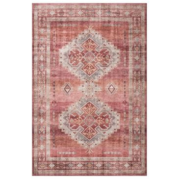 Loloi II Heidi 6" x 9" Sunset and Natural Area Rug, , large