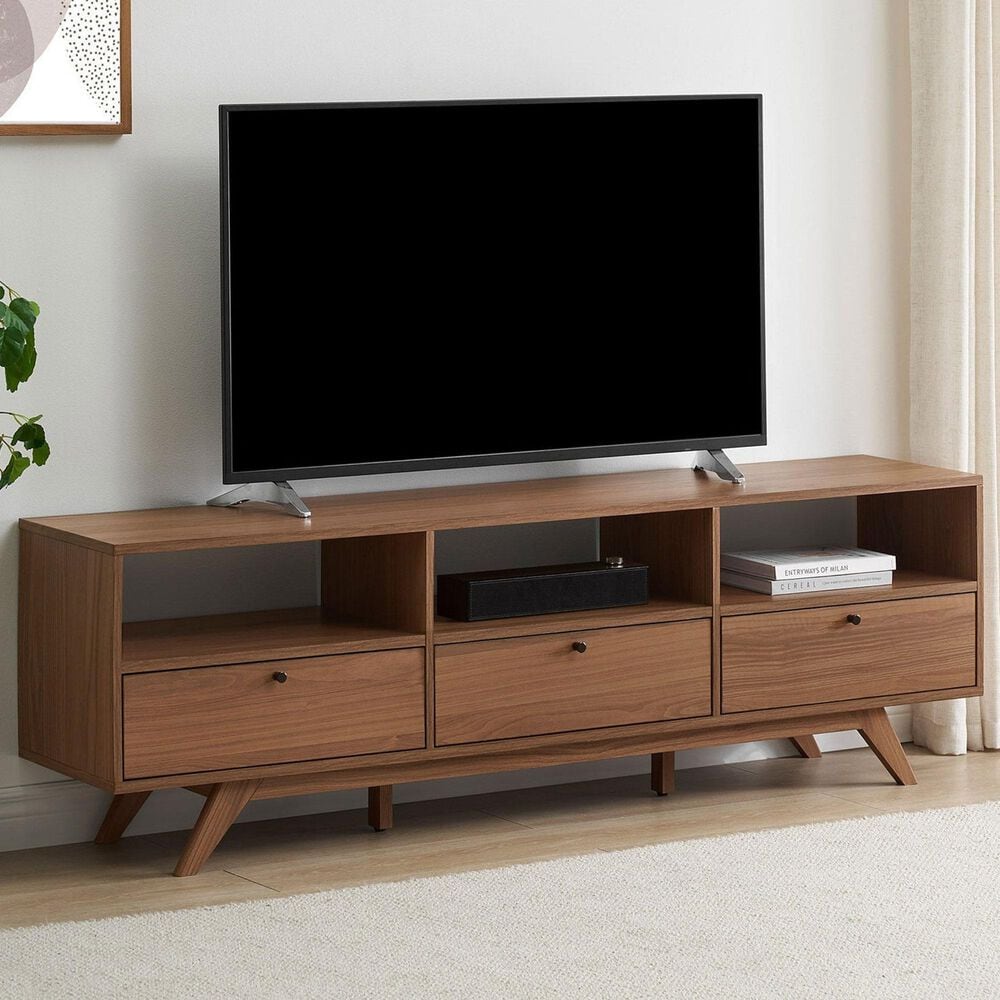 Walker Edison 70&quot; TV Stand in Mocha, , large