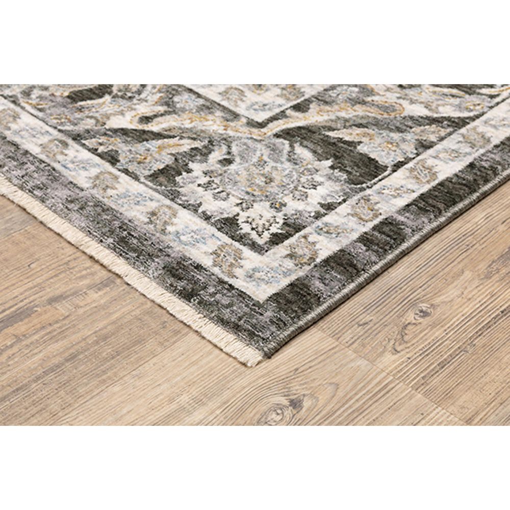 Oriental Weavers Maharaja Nepal 70N 2&#39; x 3&#39; Grey and Ivory Scatter Rug, , large