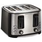 Hamilton Beach 4-Slice Extra-Wide Slot Toaster in Stainless Steel and Black, , large