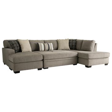 Northwestern Bri Stationary Left-Facing Sofa in Bri Pewter, , large