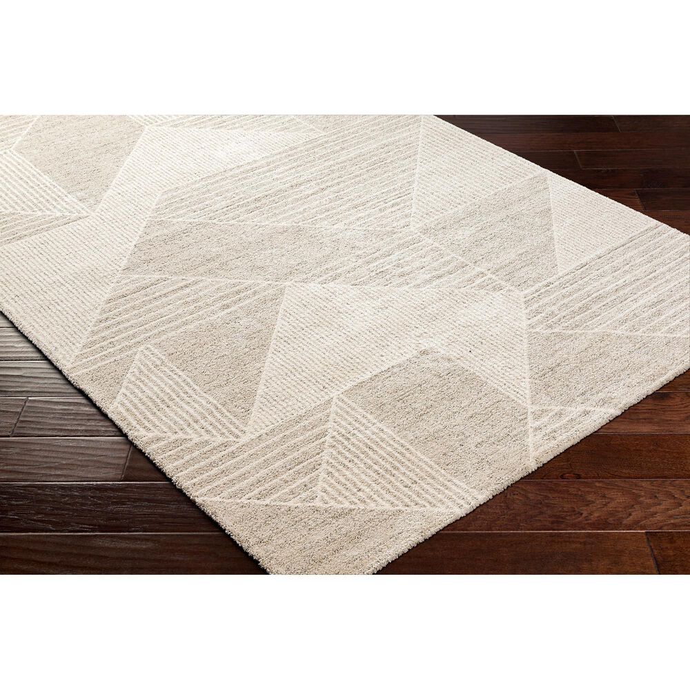 Surya Gavic 2&#39; x 3&#39; Light Beige and Medium Gray Area Rug, , large