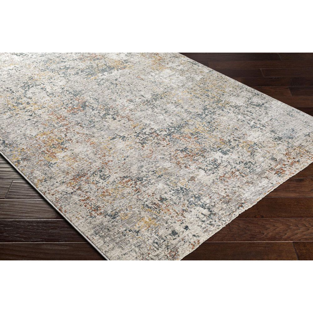 Surya Laila  9&#39; x 12&#39;2&quot; Light Gray, Beige, White, Navy and Camel Area Rug, , large