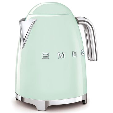 Smeg 7-Cup Stainless Steel Retro Style Electric Kettle in Pastel Green, , large