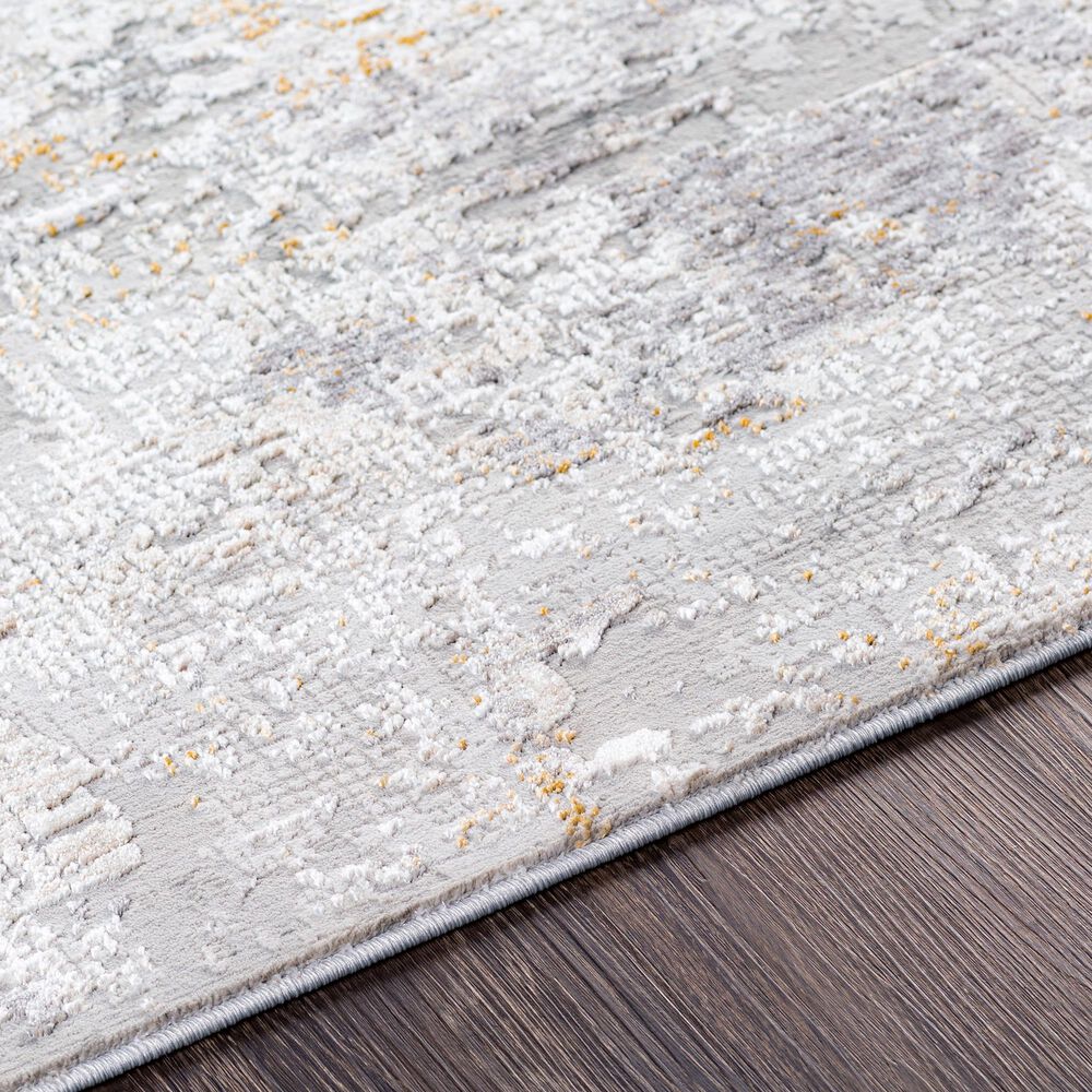 Surya Carmel 5&#39; x 7&#39;3&quot; Taupe, White, Gray, Mustard and Camel Area Rug, , large