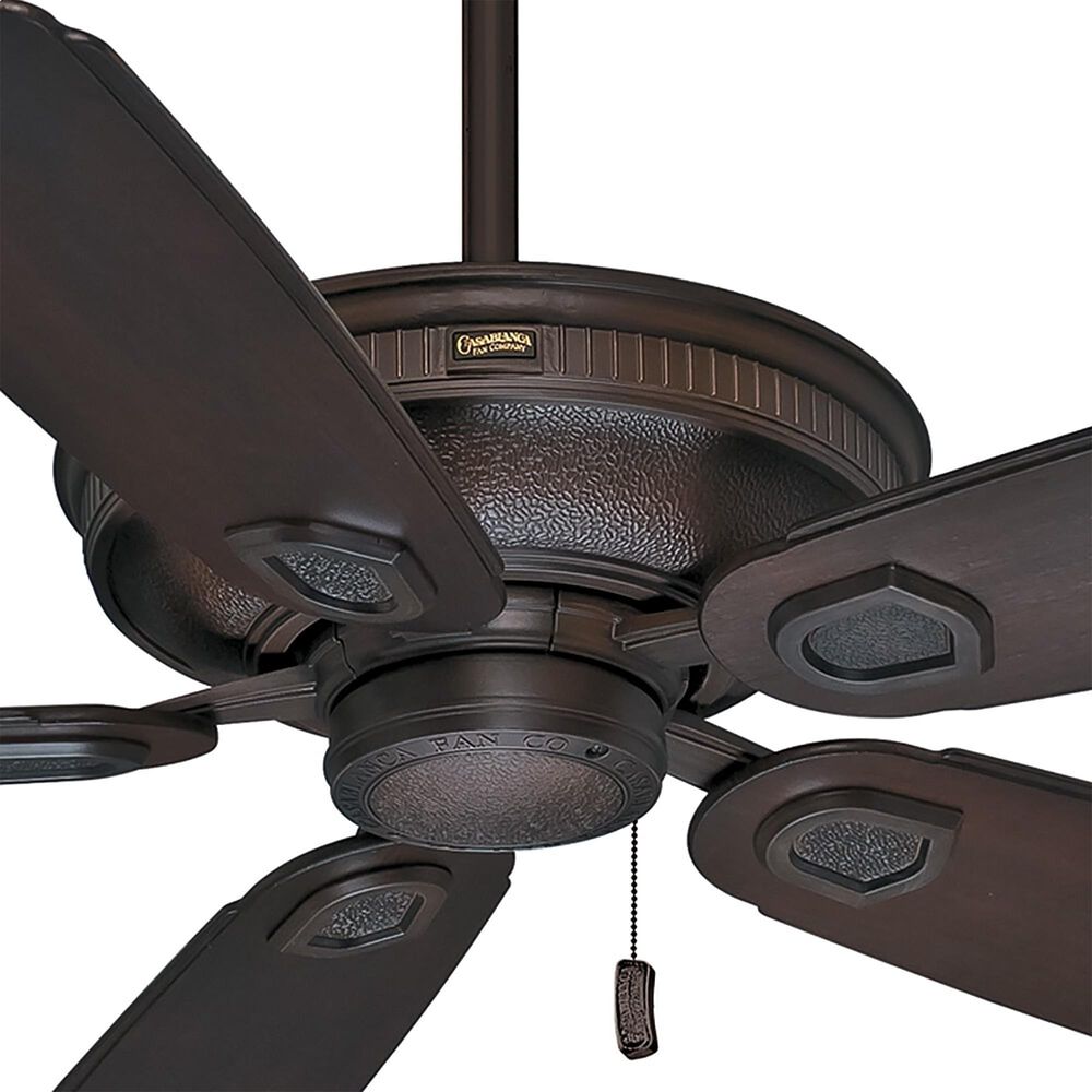 Hunter Heritage 60&quot; Outdoor Ceiling Fan in Brushed Cocoa, , large